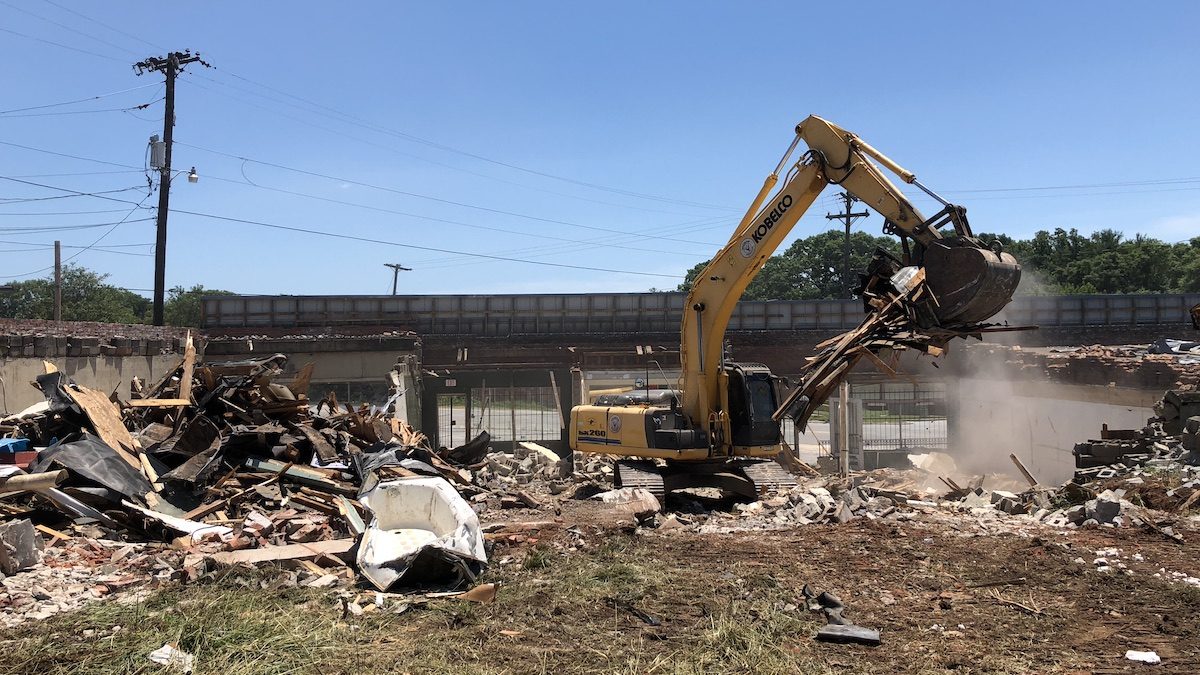 Commercial Demolition, Washington Ave, Greenville SC