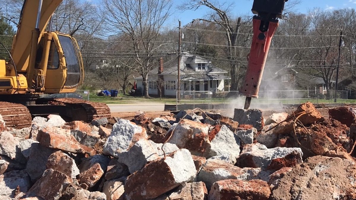 Commercial Demolition, Greenville Masonic Lodge