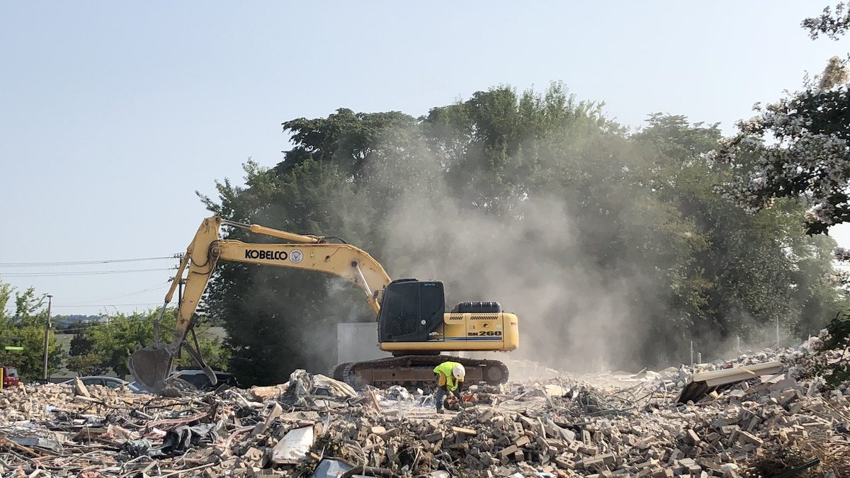 Commercial Demolition, Laurens Road, Greenville