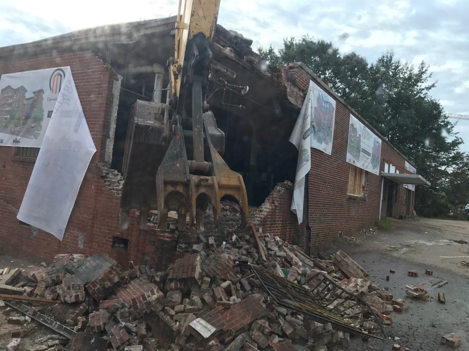 Commercial Demolition Downtown Greenville Markley Street