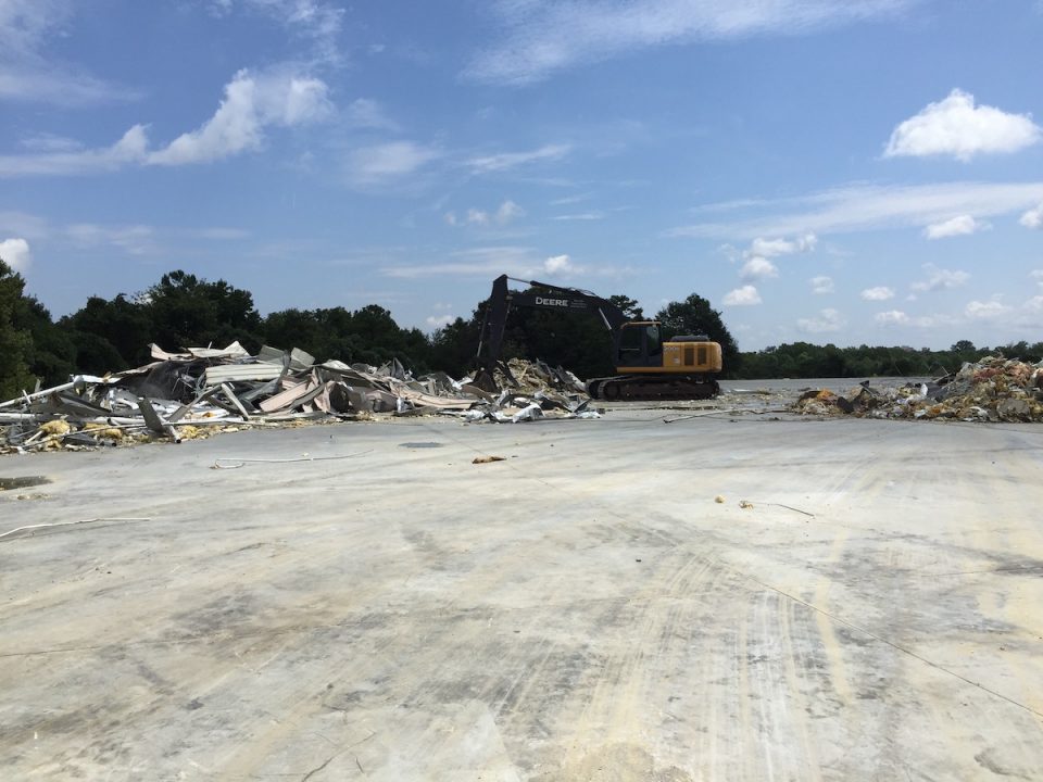 Industrial Demolition on Laurens Rd, Greenville SC