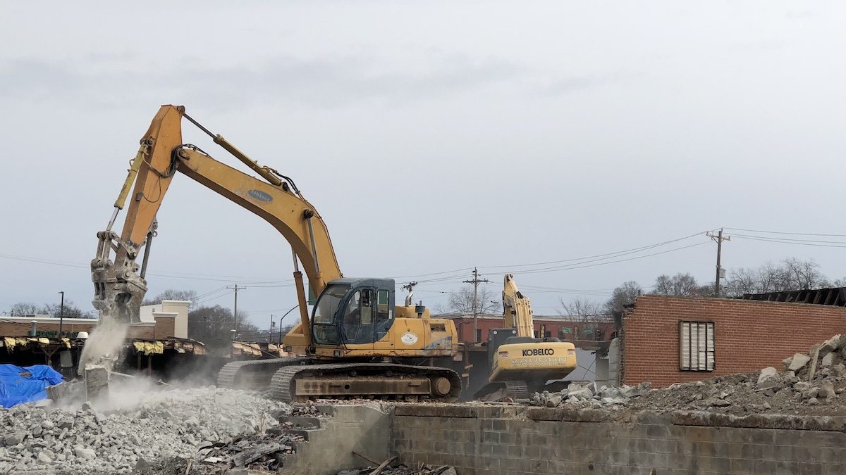 Industrial Demolition on Shaw St and Rutherford Rd