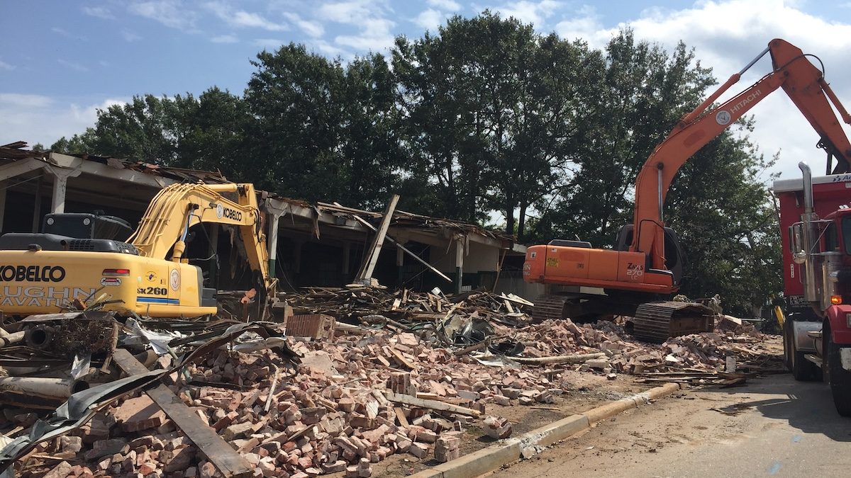 Industrial Demolition, Markley Street View, Greenville