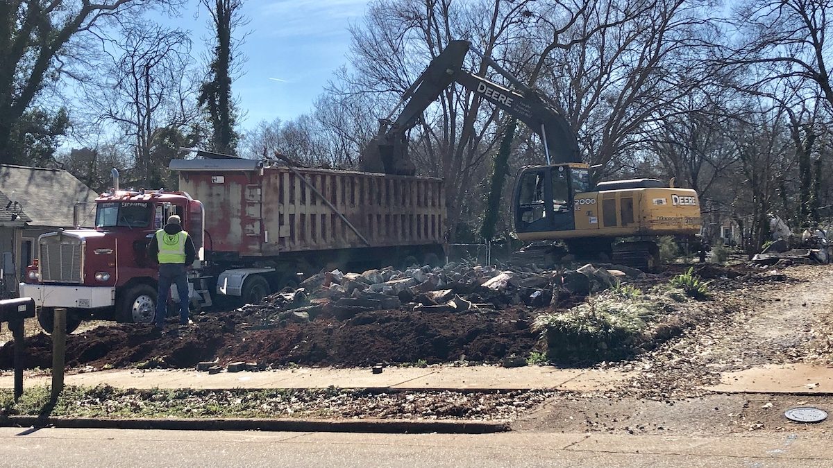 Residential Demo Downtown Greenville SC