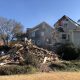 Side View of a Residential Demolition in Greenville SC