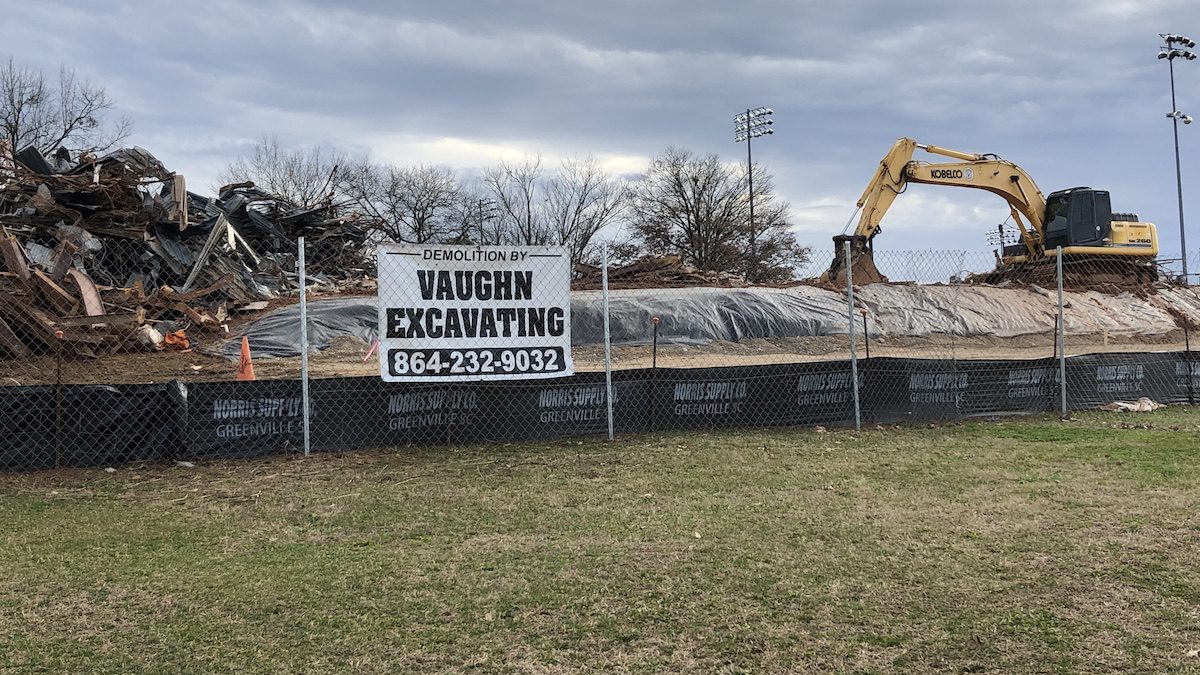 Commercial Demolition, St Joseph High School, Greenville SC